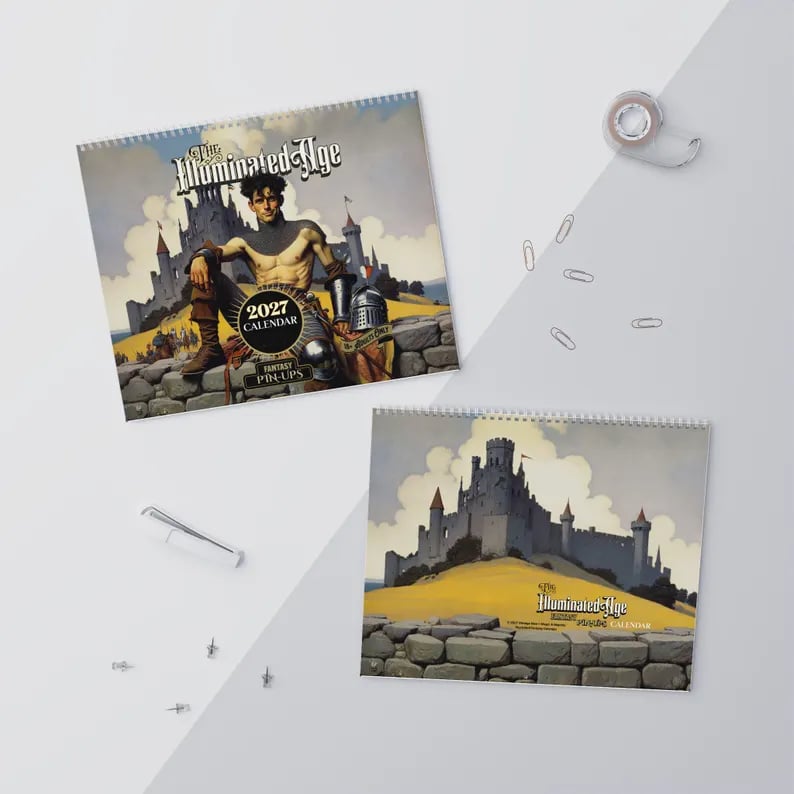🏰Medieval Fantasy The Illuminated Age 2027 Calendar🔥