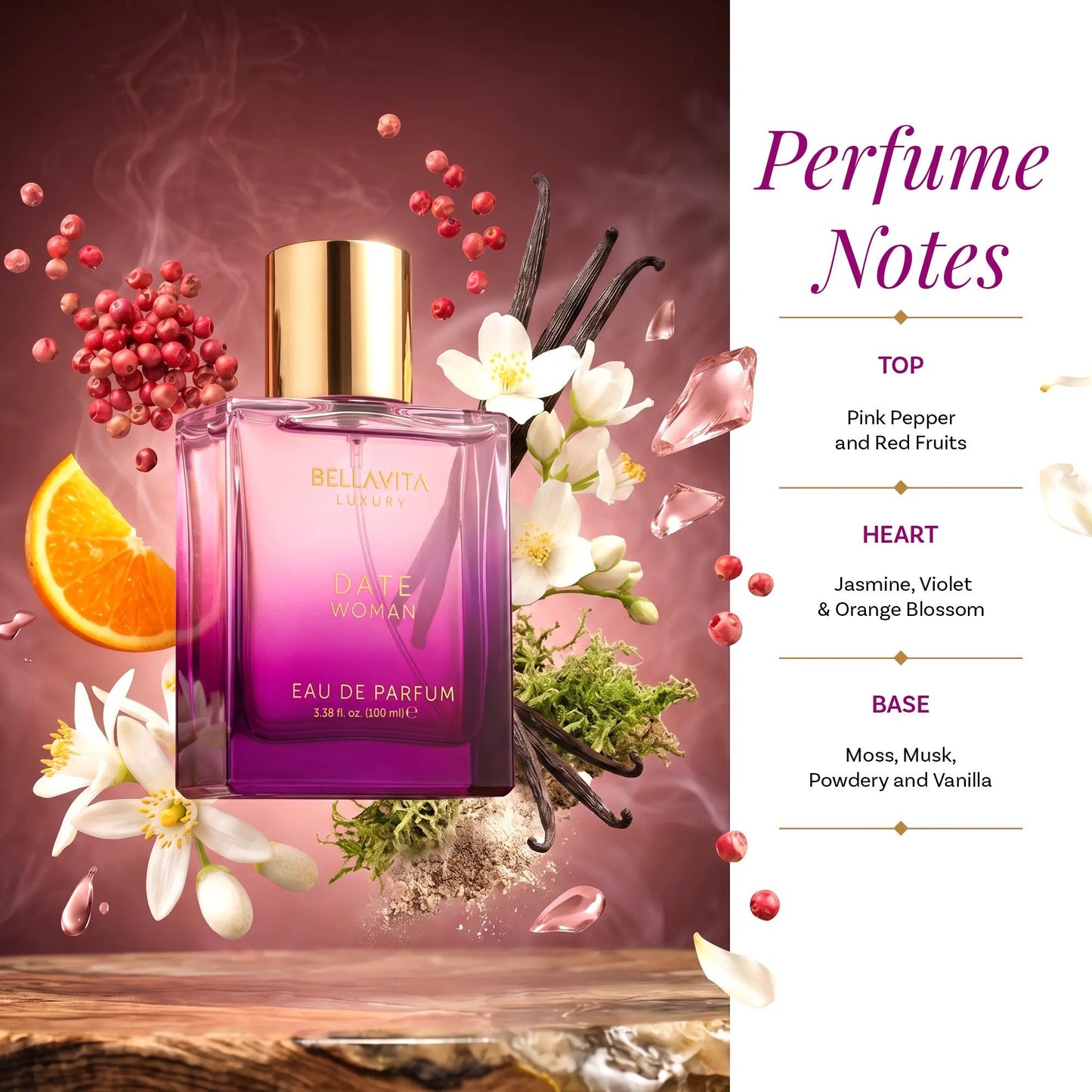 ⚡Hot Sales 49% OFF🔥Luxury DATE Woman Eau De Parfum  | Romantic Women Perfume | Long Lasting Floral Fruity Fragrance | Perfume for Women