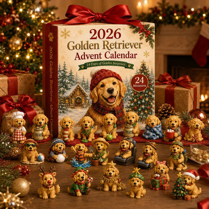 2026 Golden Retriever Advent Calendar 🐕🎄 – 24 Days of Adorable Dog Surprises