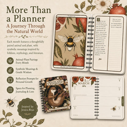 🌙 Woodland Warden 2027 Planner – A Year of Nature's Wisdom & Intention
