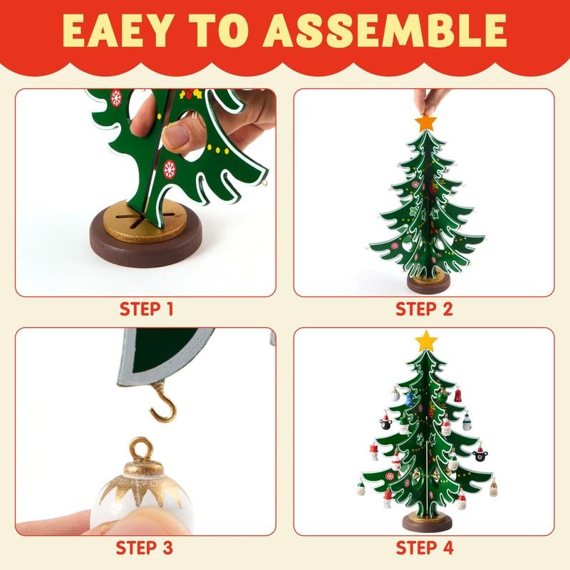 ⏳ Last Day 49% OFF – 🎄24-Day Christmas Tree Advent Calendar | 24 Unique Hanging Ornaments for Daily Surprises, Tree Decorating & Holiday Countdown Fun ✨