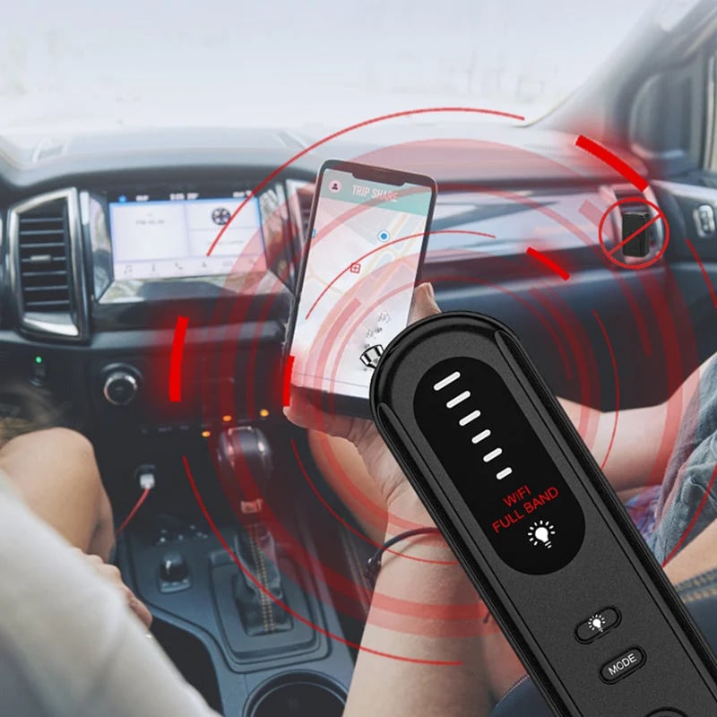 🛡️ Anti-Spy Camera & GPS Detector – Portable Privacy Scanner