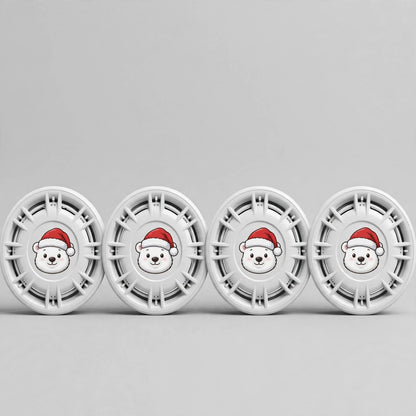 🔥HOT SALE🔥Christmas Car Wheel Covers – Festive Character Hubcap Covers, Set of 4
