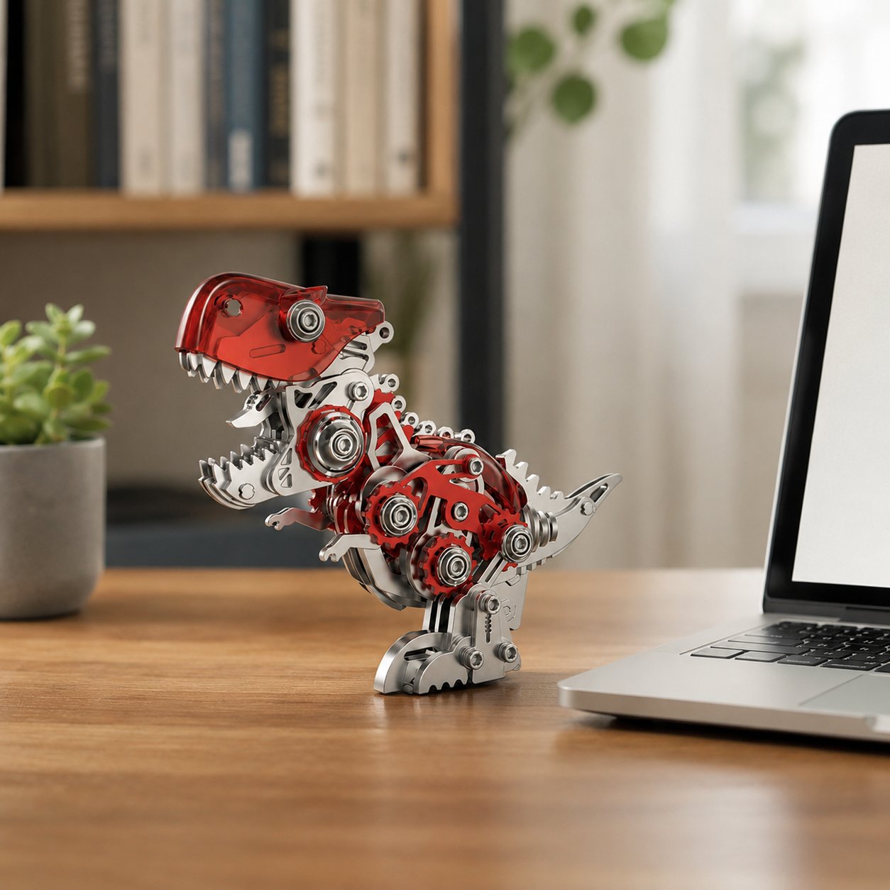 🦖⚙️Steampunk T-Rex Mechanical Assembly Model,