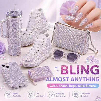 Rhinestone Bedazzling Kit – 40 Colors, Approx. 25K Pieces