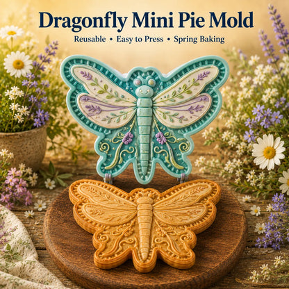 ⏳ Last Day 49% OFF – 🌸 8-Design Spring Garden Mini Pie Mold Collection | Reusable Embossed Molds for Shaping Detailed Bee, Butterfly, Ladybug, Sunflower, Cottage & More 🥧✨