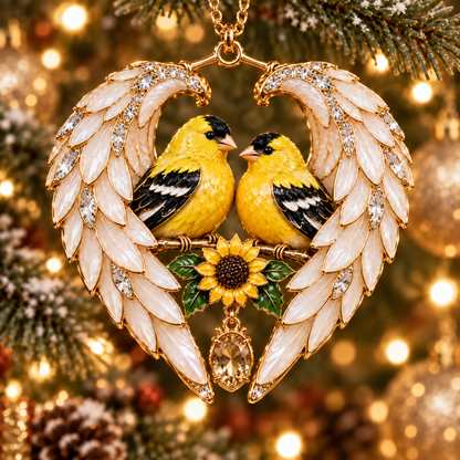 ❤️ 2026 Angel Wing Heart Bird Ornaments | 8 Keepsake Designs