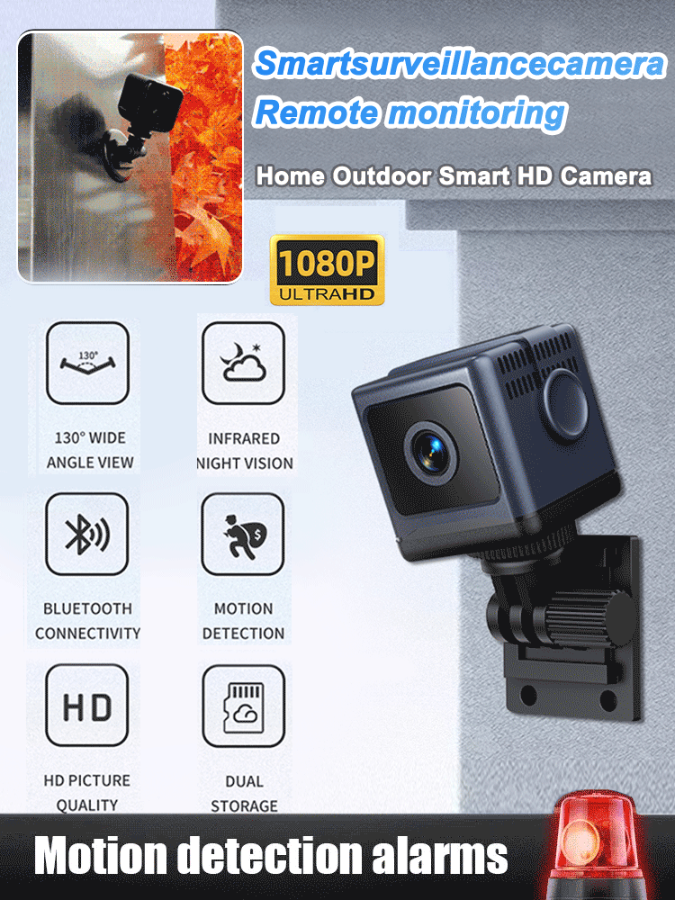 W03 Smart WiFi Security Camera – 1080P HD, Night Vision, Motion Detection, Low Power
