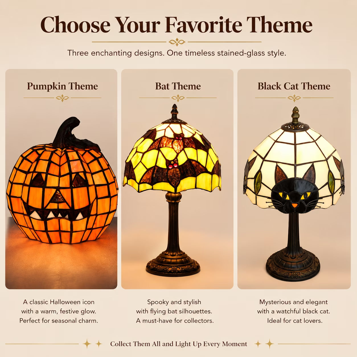 Tiffany Style Resin Themed Table Lamp