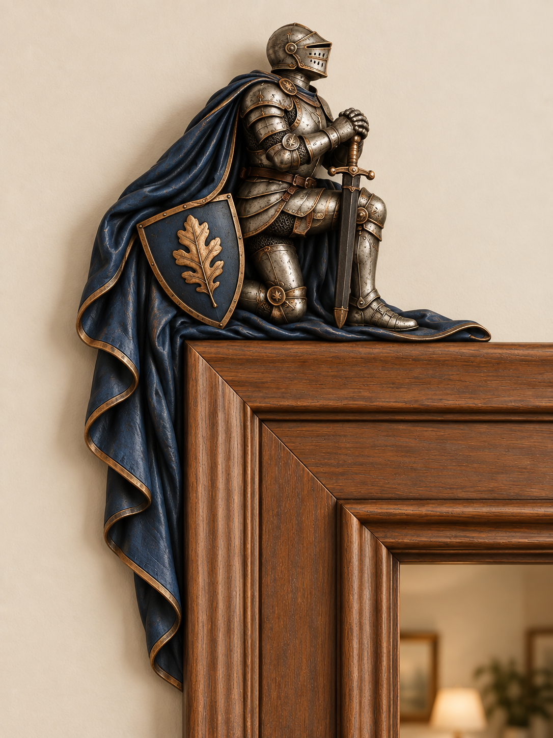 'Guardians at Our Door' – Epic Medieval Knight Door Frame Decor Set 🛡️🏰