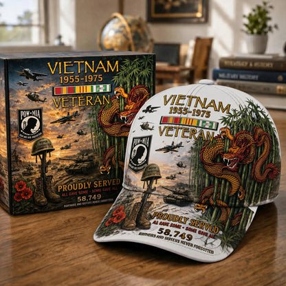 🔥 America 250th Celebration Sale: 50% OFF! 🎁Vietnam Veteran 1955–1975 Memorial Cap