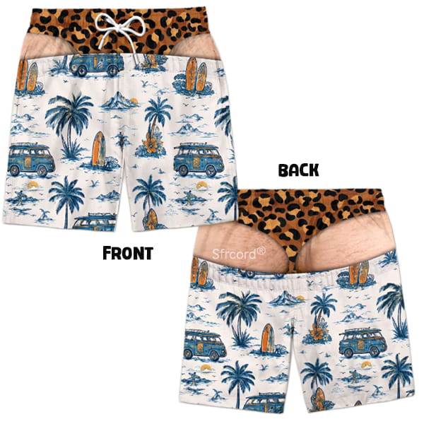 Sfrcord® Saggy Style Prank Swim Shorts
