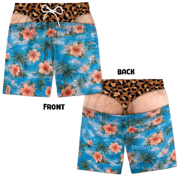 Sfrcord® Saggy Style Prank Swim Shorts