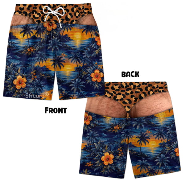 Sfrcord® Saggy Style Prank Swim Shorts