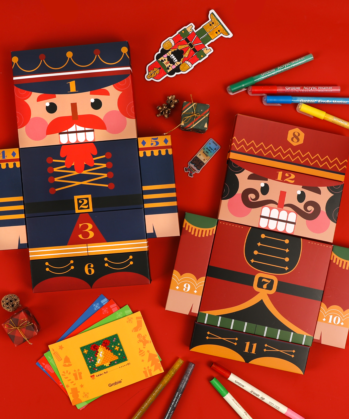 Grabie Carmi & Indie 3D Nutcracker 12-Day Advent Calendar