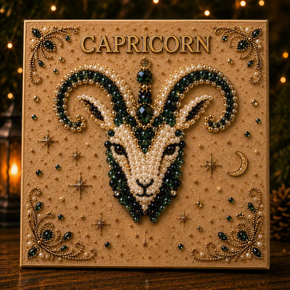 💫 Beginner-Friendly Zodiac Pearl Art DIY Kit  | Complete Craft Kit Included 💕