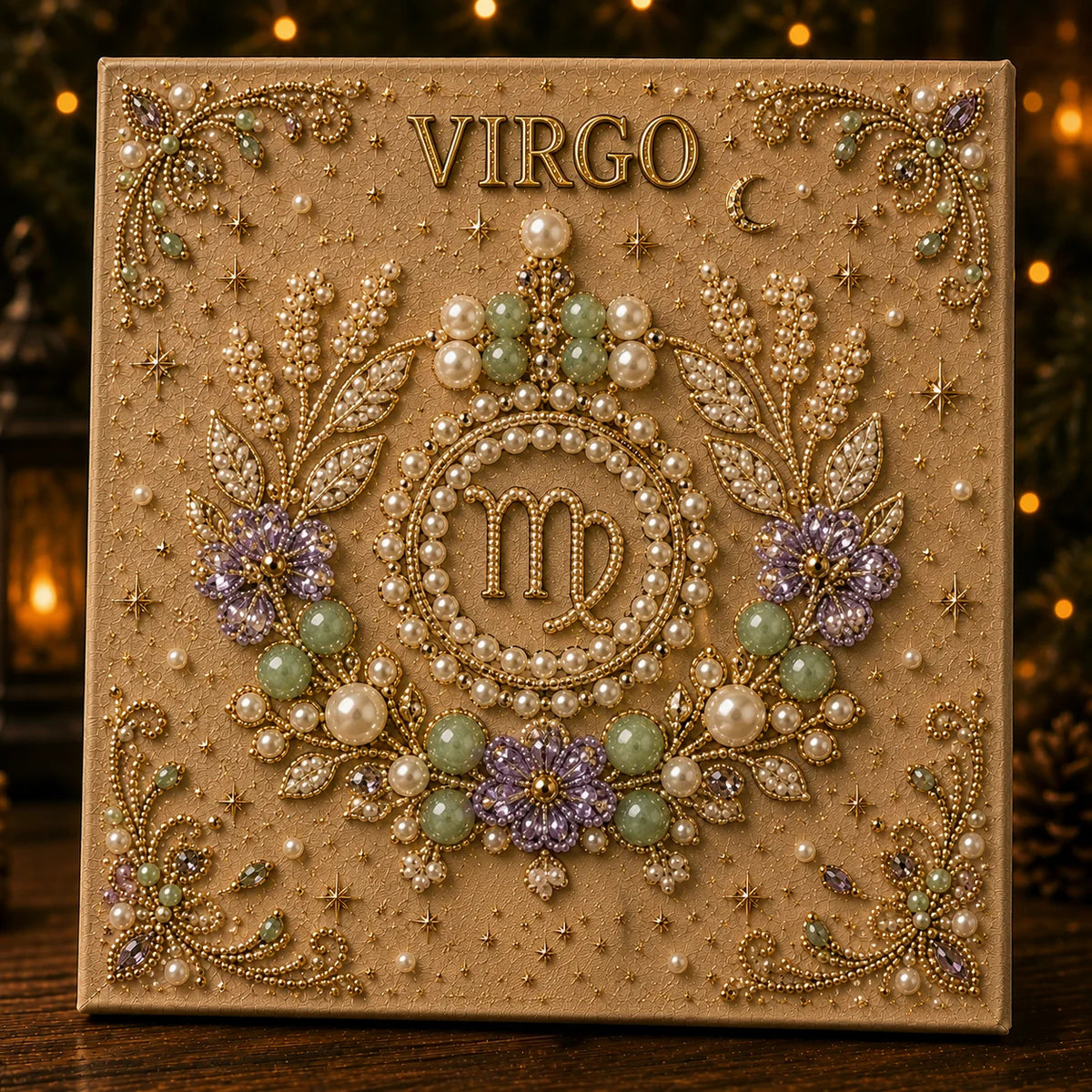 💫 Beginner-Friendly Zodiac Pearl Art DIY Kit  | Complete Craft Kit Included 💕