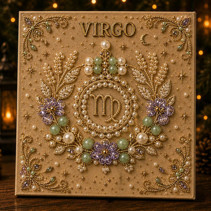 💫 Beginner-Friendly Zodiac Pearl Art DIY Kit  | Complete Craft Kit Included 💕