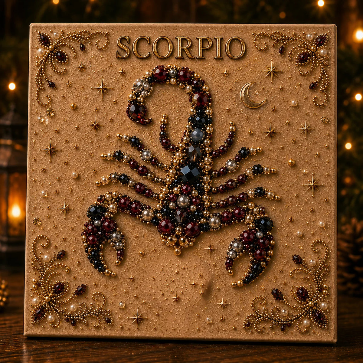 💫 Beginner-Friendly Zodiac Pearl Art DIY Kit  | Complete Craft Kit Included 💕
