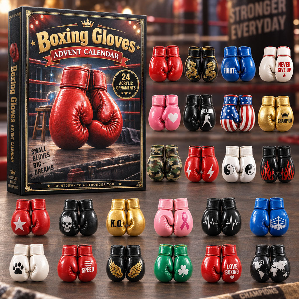 CHRISTMAS KICKOFF 49% OFF - Boxing Gloves Advent Calendar 2026 - 24-Day Festive Countdown