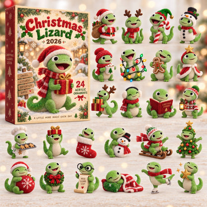 CHRISTMAS KICKOFF 49% OFF - Christmas Lizard Advent Calendar 2026