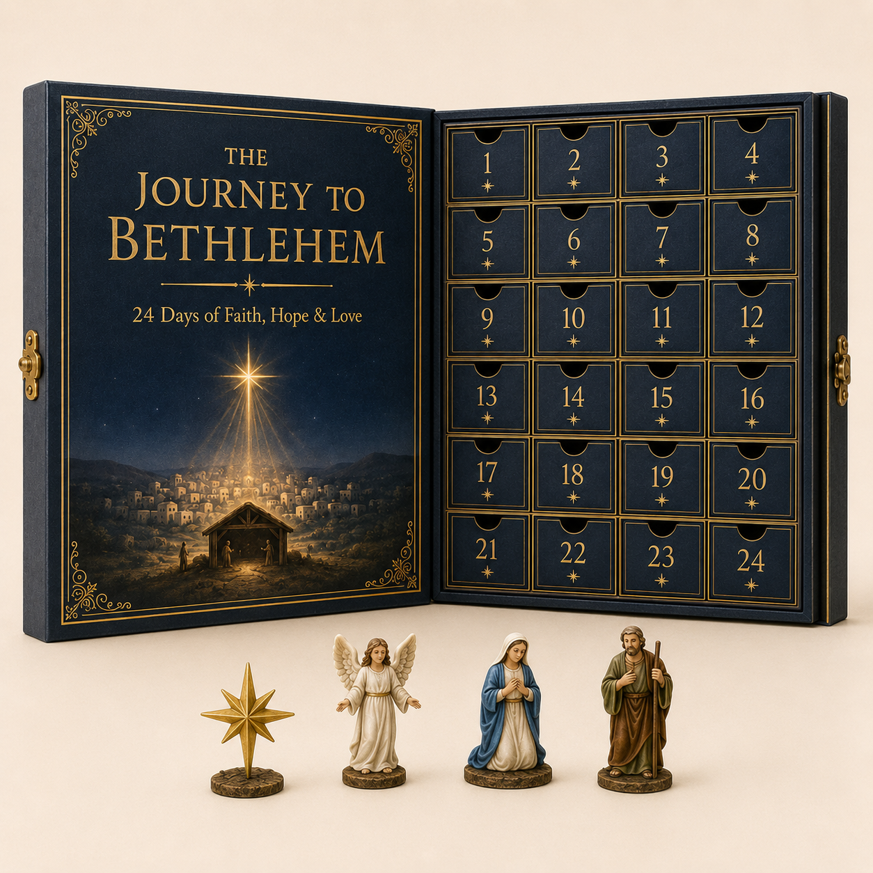 Journey to Bethlehem Advent Calendar 2026 – 24 Nativity Collectibles