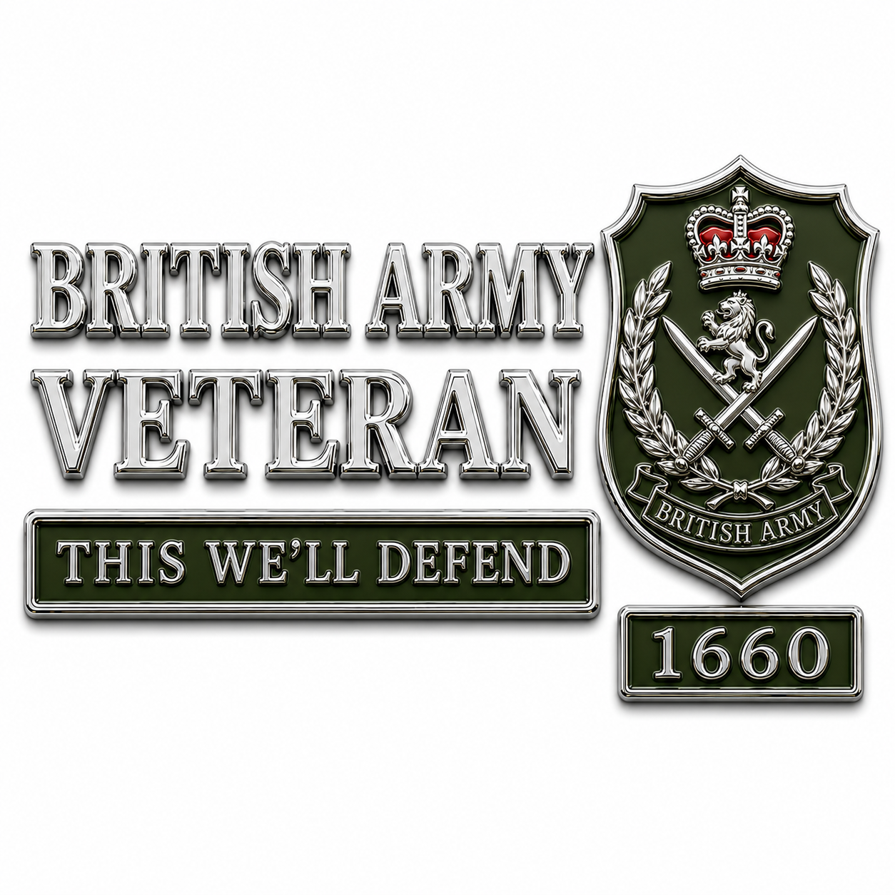 Last Day Promo: 49% OFF🇬🇧 British Military Heritage 3D Metal Car Emblem Badge Collection