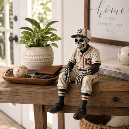 ⚾Last Day 60% OFF - Baseball Skeleton Shelf Sitter