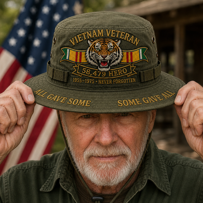 🔥 America 250th Celebration Sale: 50% OFF! 🎖️ Vietnam Veteran 58,479 Hero Boonie Hat