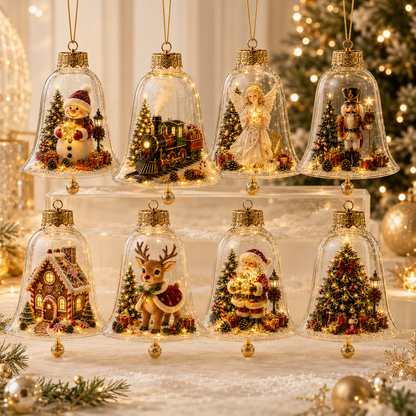 🔥Limited time 69% OFF -✨🎄 Glowing Christmas Story Ornament – Light-Up Mini Holiday Scene