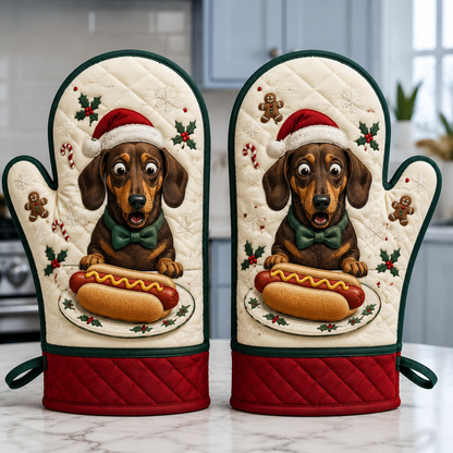 Limited time 49% OFF - Christmas Heat-Resistant Oven Mitt