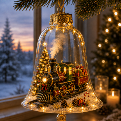 🔥Limited time 69% OFF -✨🎄 Glowing Christmas Story Ornament – Light-Up Mini Holiday Scene