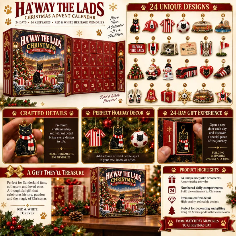 🎄 Ha’way the Lads! Football Christmas Advent Calendar