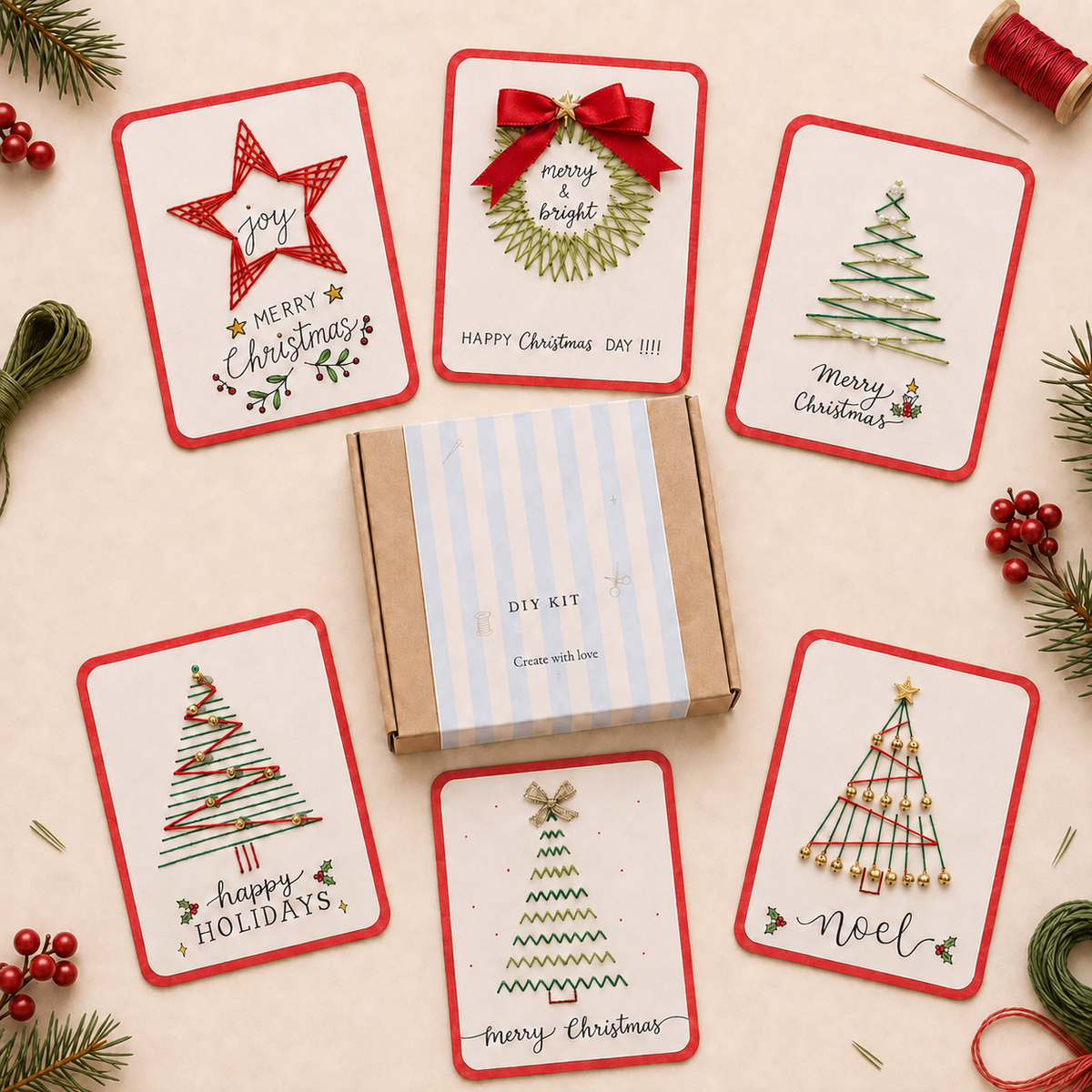 🎄Last Day 60% OFF - Merry & Bright Christmas DIY Kit