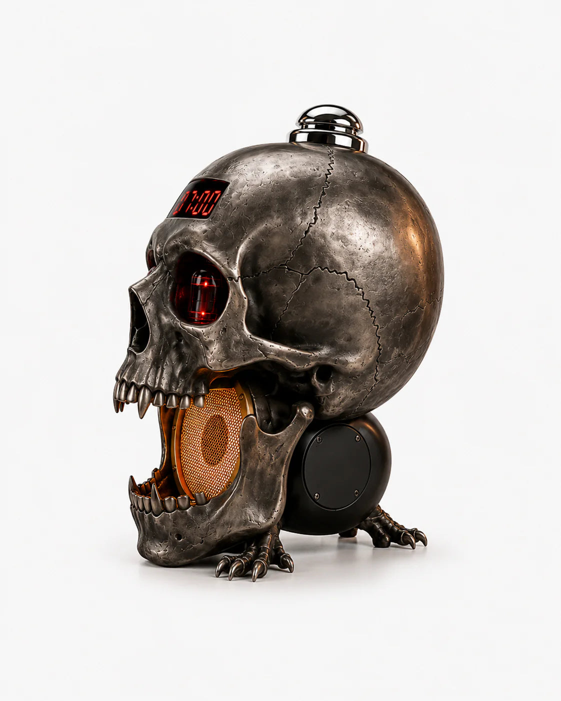 🔥 Skull Bluetooth Speaker & Digital Alarm Clock