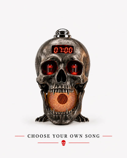 🔥 Skull Bluetooth Speaker & Digital Alarm Clock