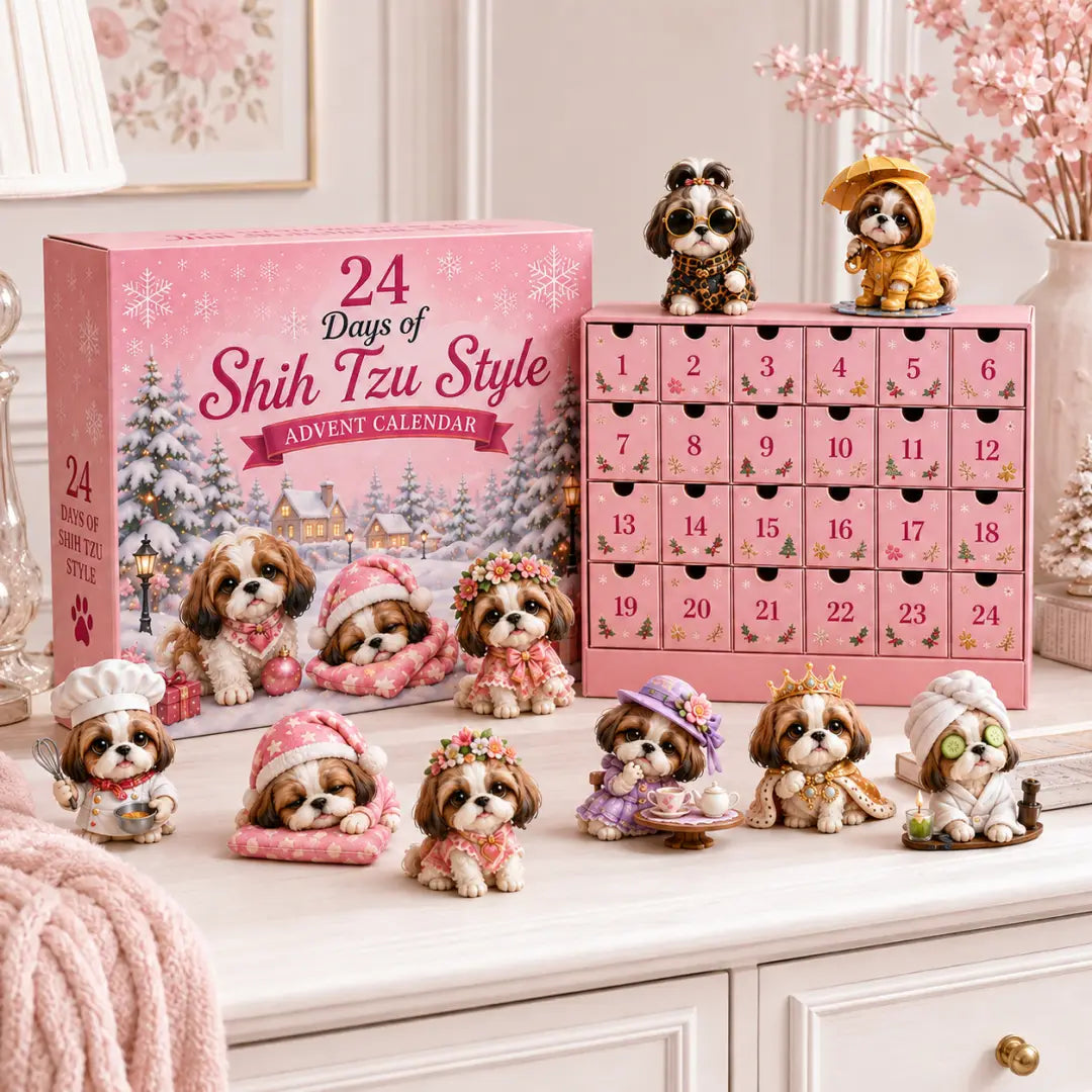 24 Shih Tzu Christmas surprises