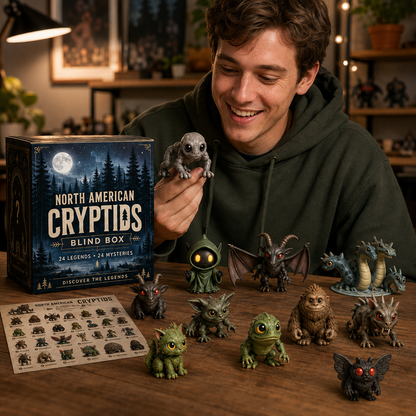 👁️ North American Cryptids Blind Box – 24 Legends, 24 Mysteries 👹