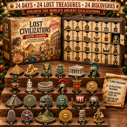 2026 Lost Civilizations Archaeological Discovery Advent Calendar | 24 Ancient Treasures from 6 Great Civilizations
