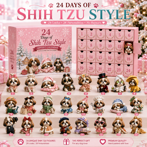 24 Days of Shih Tzu Style Advent Calendar – 24 Unique Collectibles