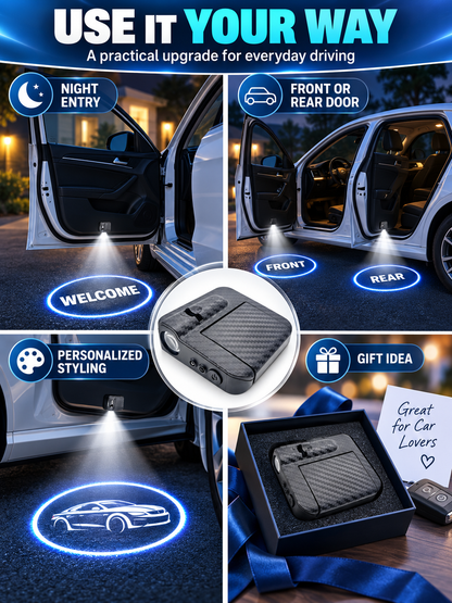 🚗 Auto Style Deal – Custom LED Door Projector Lights ✨ Personalized Welcome Logo Display for a Unique Car Interior 💡