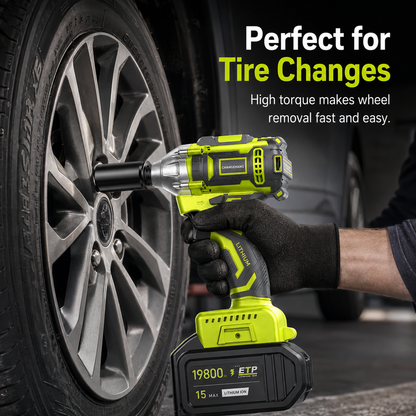 🔥50% OFF TODAY⚡ 2-in-1 Brushless Cordless Impact Wrench Kit