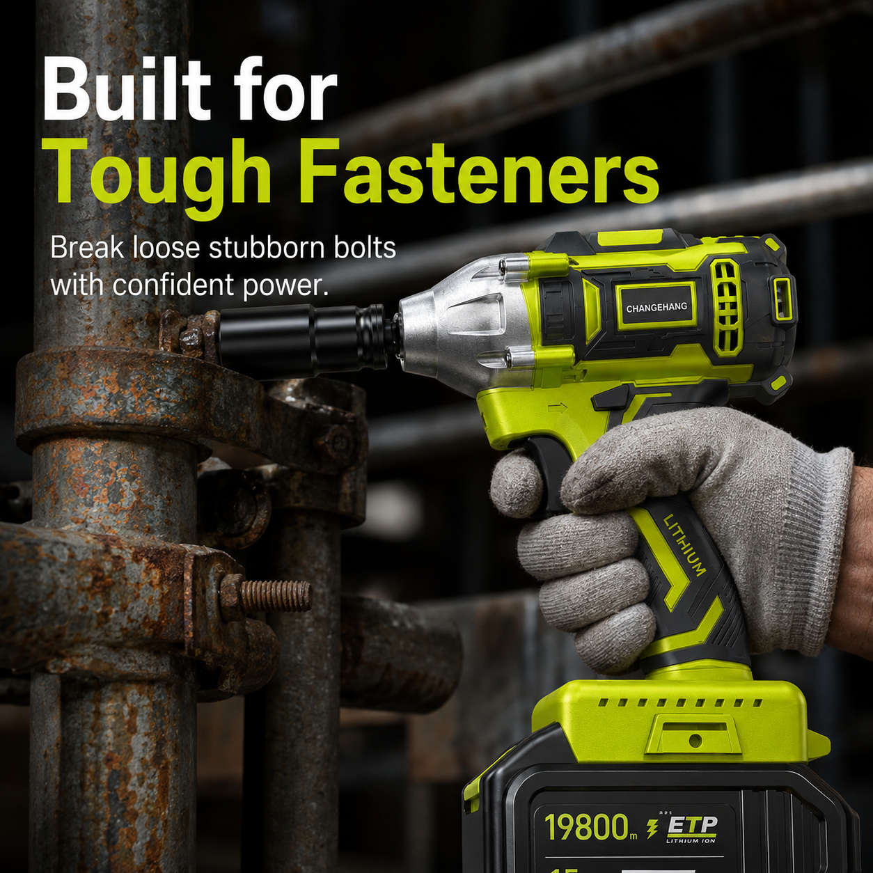 🔥50% OFF TODAY⚡ 2-in-1 Brushless Cordless Impact Wrench Kit