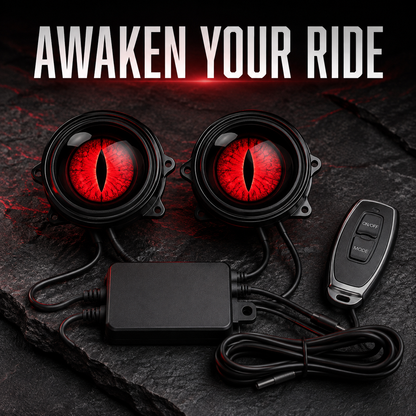 👀 Custom LED Eyes – Awaken Your Ride