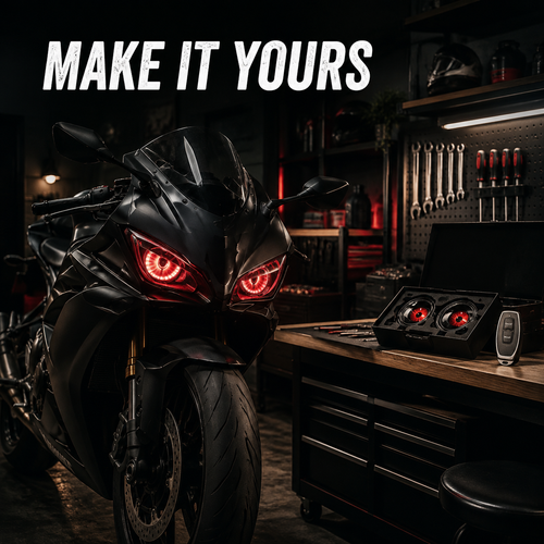 👀 Custom LED Eyes – Awaken Your Ride