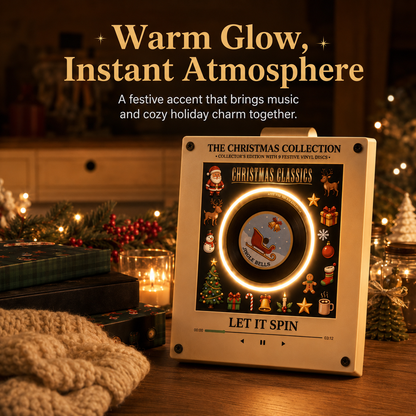 🎄 Christmas Vinyl Player – Let It Spin