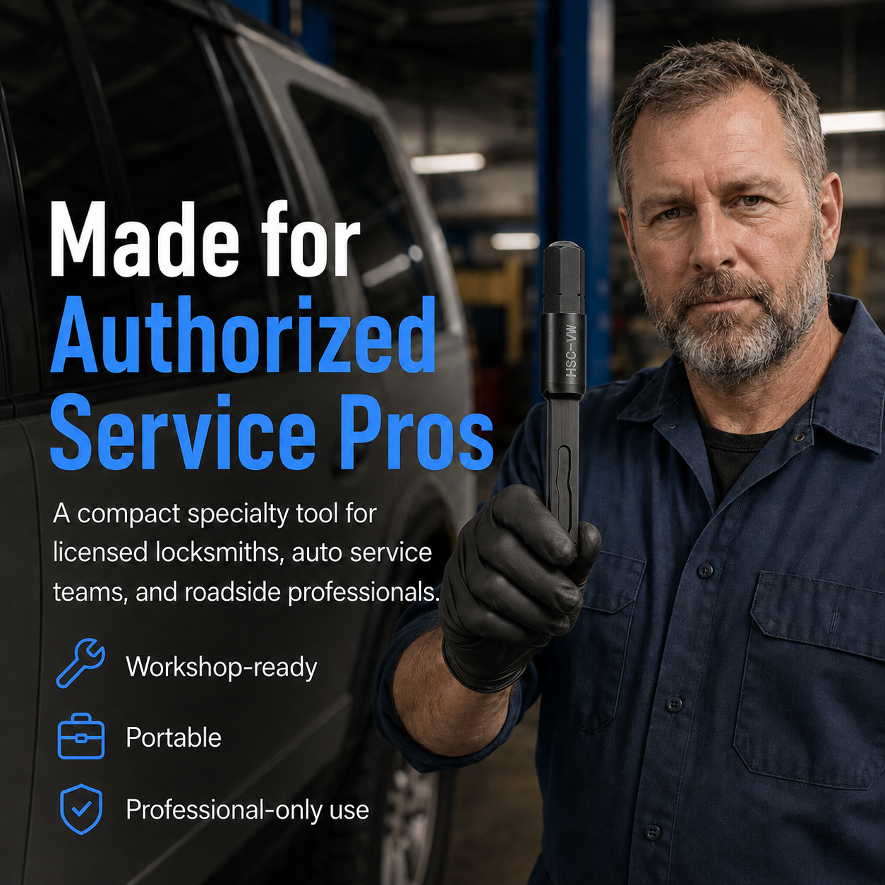 🔧 Professional Vehicle Service Tool – Compact, Durable, Service-Ready