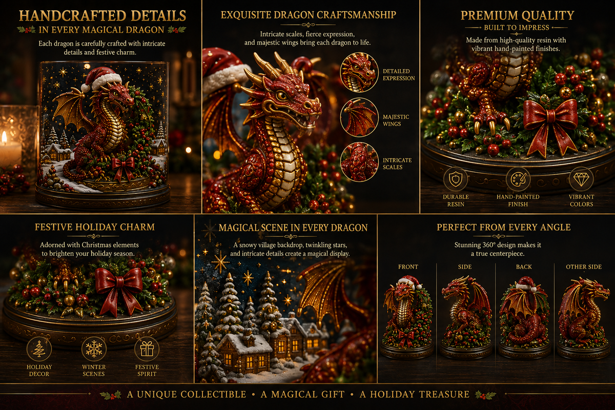Unique fantasy dragon characters