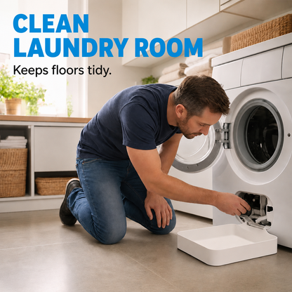 🧺 Washing Machine Drip Tray | Laundry Floor Protection Pan