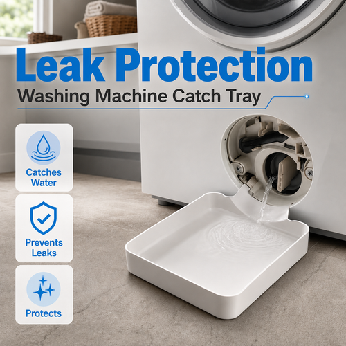 🧺 Washing Machine Drip Tray | Laundry Floor Protection Pan